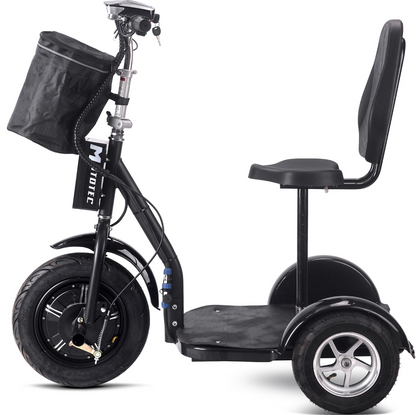 MotoTec Electric Trike 1000 W Lithium