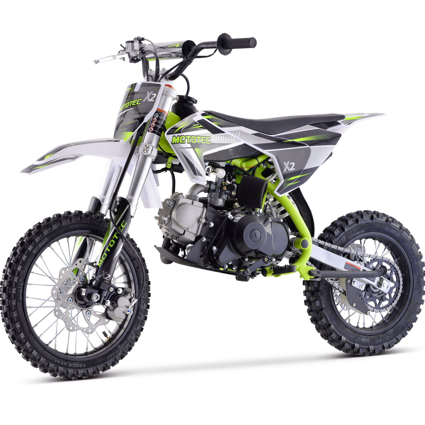 MotoTec X2 110cc 4-Stroke Gas Dirt Bike